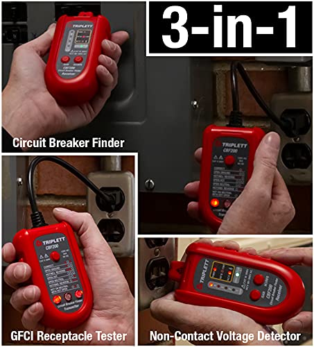 Foto 5 | Disyuntor Finder Triplett Cbf200 Con Comprobador Gfci Y Detector De Voltaje - Venta Internacional.