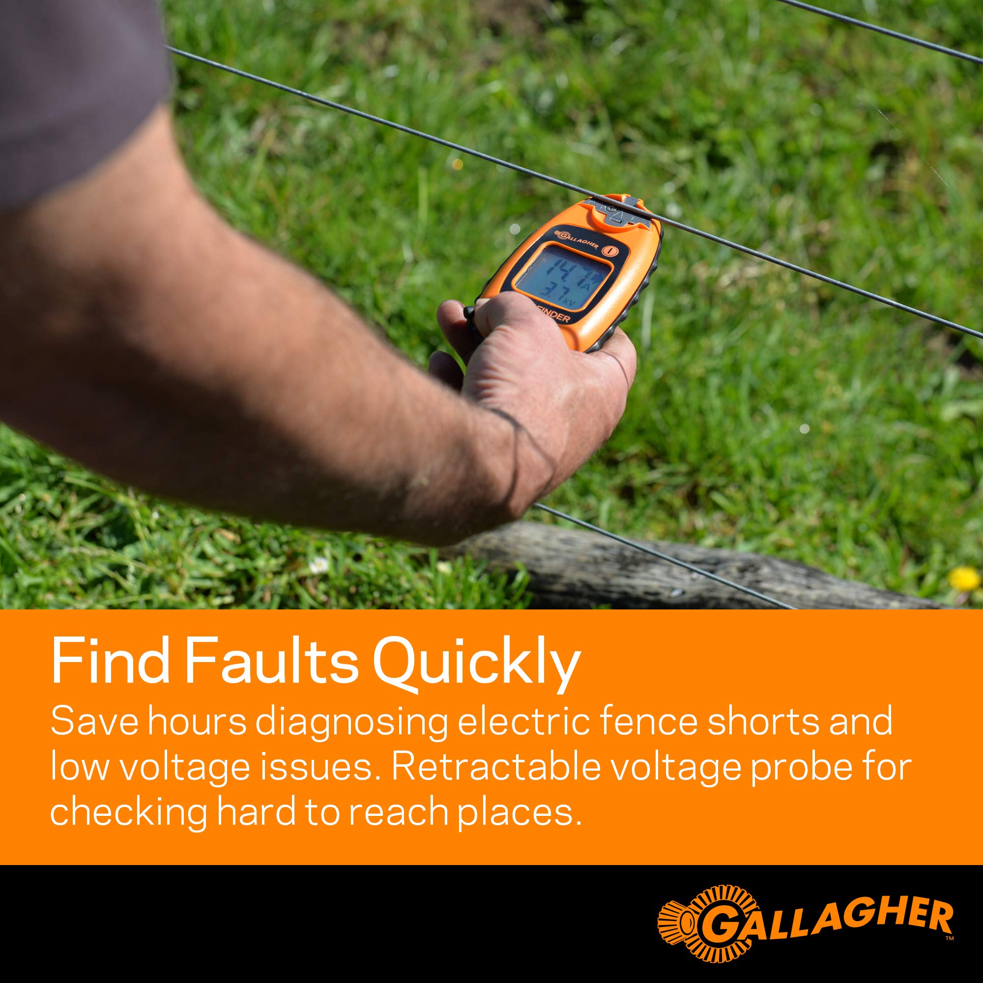 Foto 4 pulgar | Medidor De Voltaje Y Corriente Fault Finder Gallagher Smart Fence - Venta Internacional.