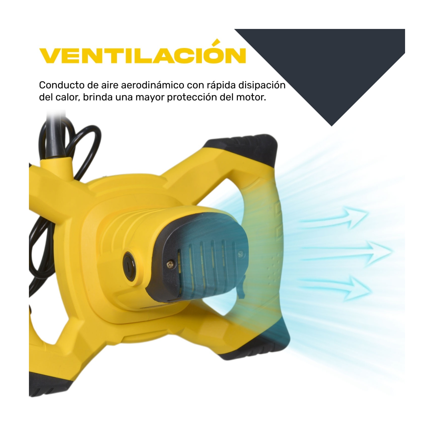 Foto 7 pulgar | Mezcladora Electrica Para Pintura Resina Mortero Cemento Gutstark