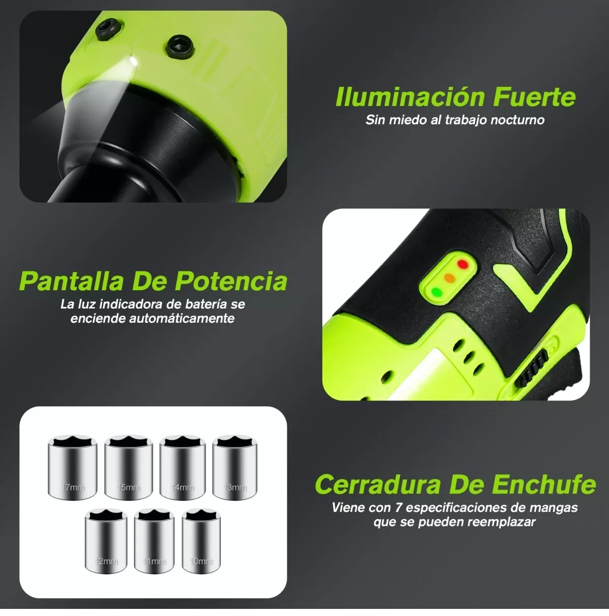 Foto 3 pulgar | Pistola de Impacto Eo Safe Imports ESI-7281 Multicolor 12 Piezas