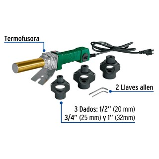 Foto 2 | Termofusora De 800 W Foset Cv-ter06 Color Verde Para Ppr