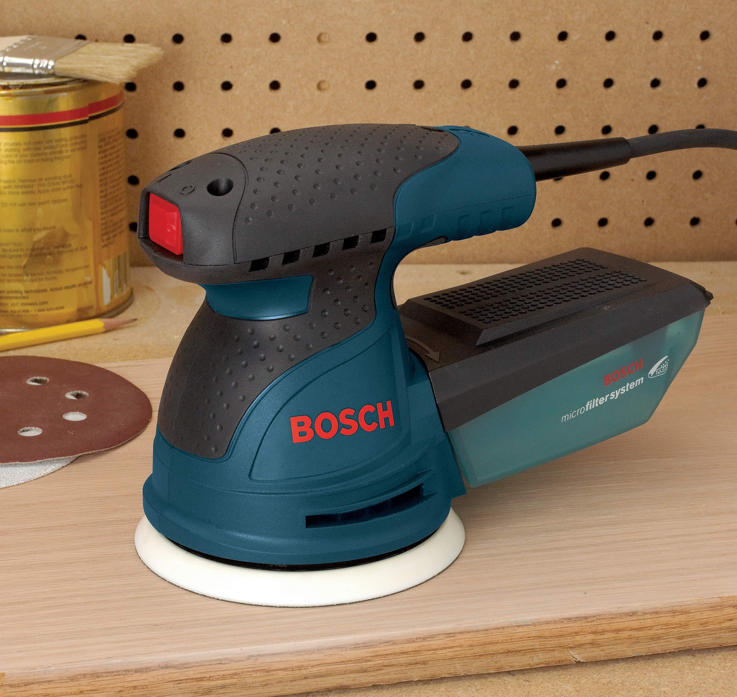 Foto 6 pulgar | Palm Sander Bosch Ros20vsc 2.5a 125mm Con Bolsa Colectora De Polvo - Venta Internacional.