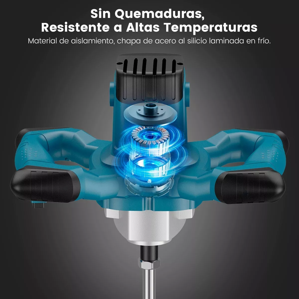 Foto 3 pulgar | Eléctrica Mezcladora De Cemento Pintura Velocidad Ajustable Eo Safe Imports Esi-4416-1 Multicolor