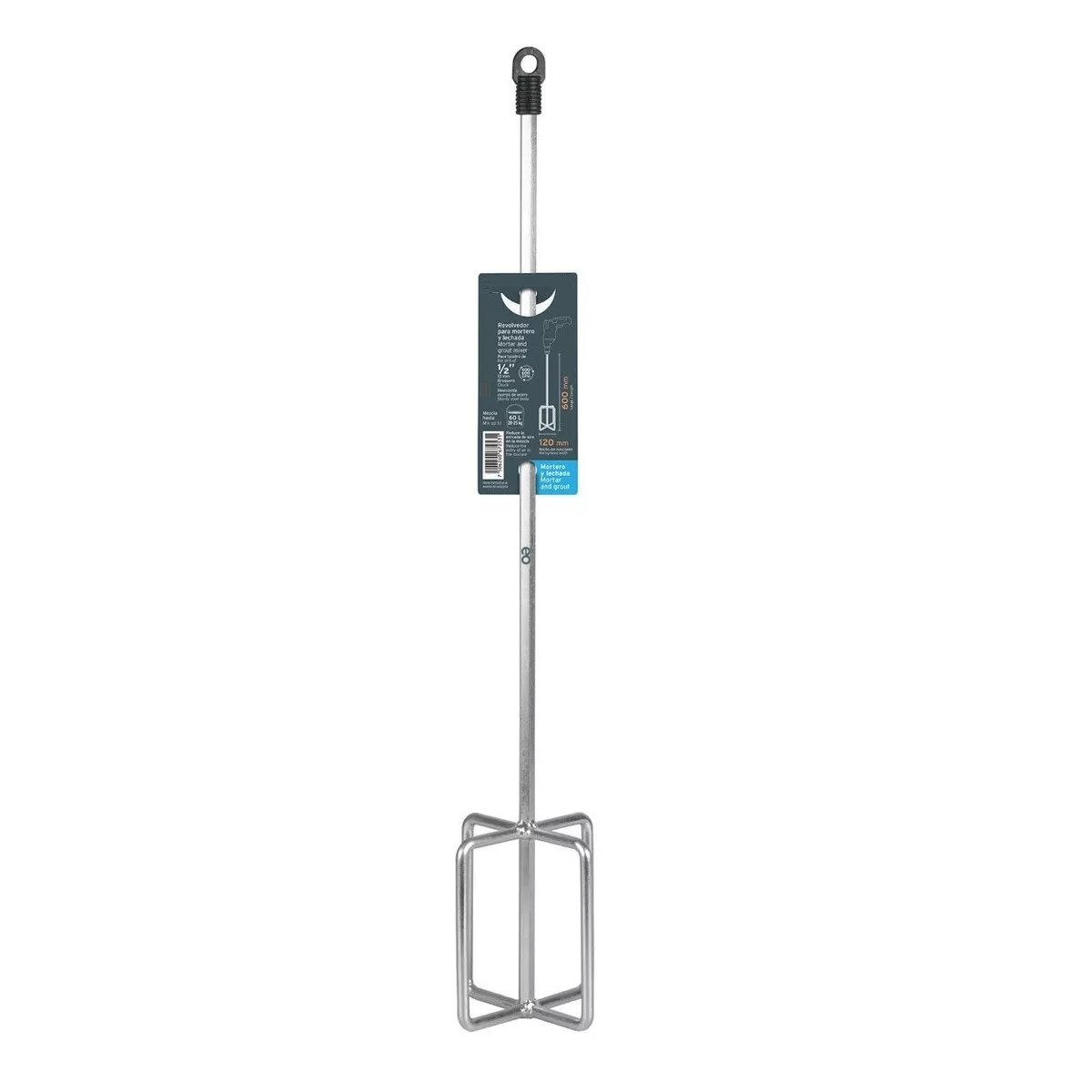 Foto 3 pulgar | Revolvedor para Mortero Eo Safe Imports ESI-12085-1 Plata 120 mm de Diámetro