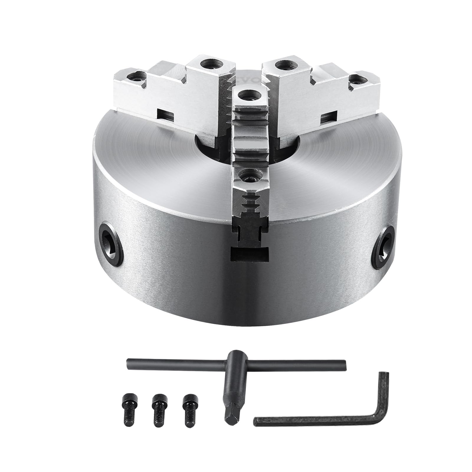 Foto 1 | Torno Chuck Vevor De 10 Pulgadas, Autocentrado, Rango De Sujeción De 6 A 250 Mm - Venta Internacional.