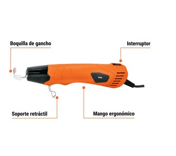 Foto 2 | Mini Pistola De Calor Belug 350 W Naranja