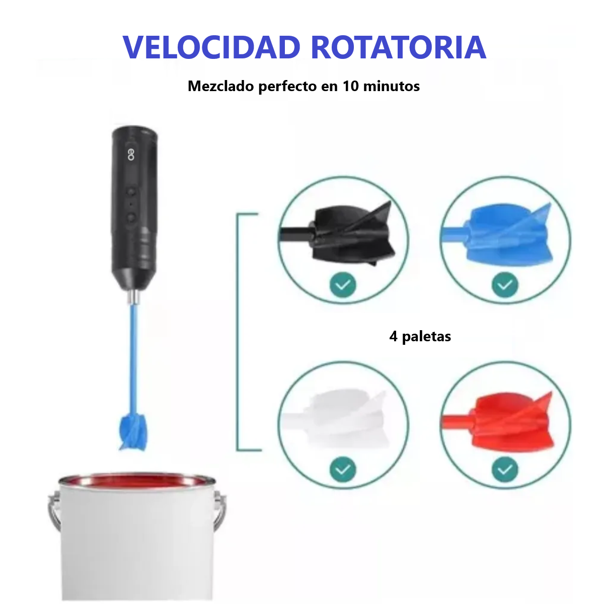 Foto 3 pulgar | Mezclador Epoxi Con Agitador De Resina Eléctrico De Mano Eo Safe Imports Esi-18758 Multicolor