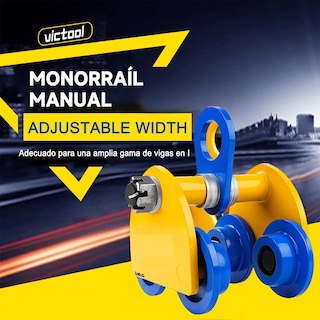 Foto 4 | Carga De Acero Lab.g Ancho Ajustable 2 Toneladas Amarillo Azul