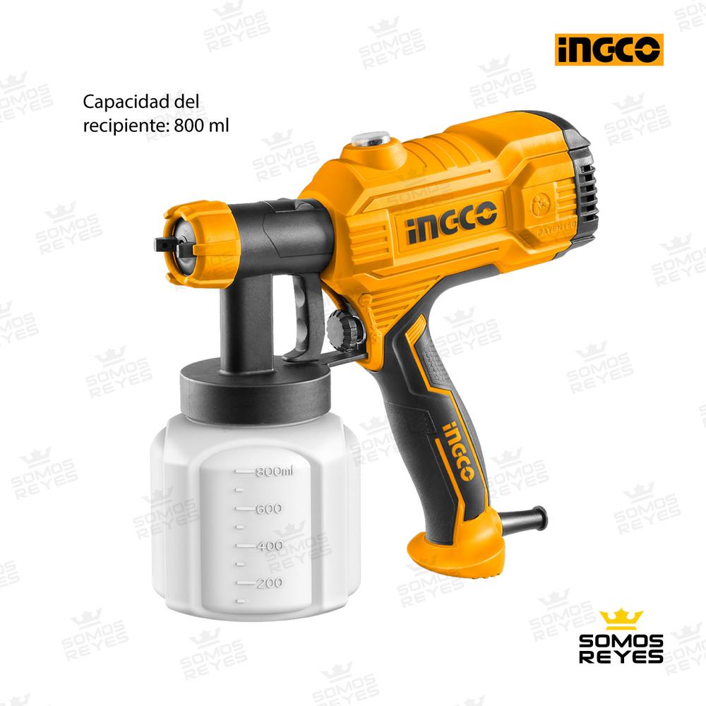 Foto 4 pulgar | Pistola Eléctrica para Pintar Ingco 110/120v 450w color Amarillo