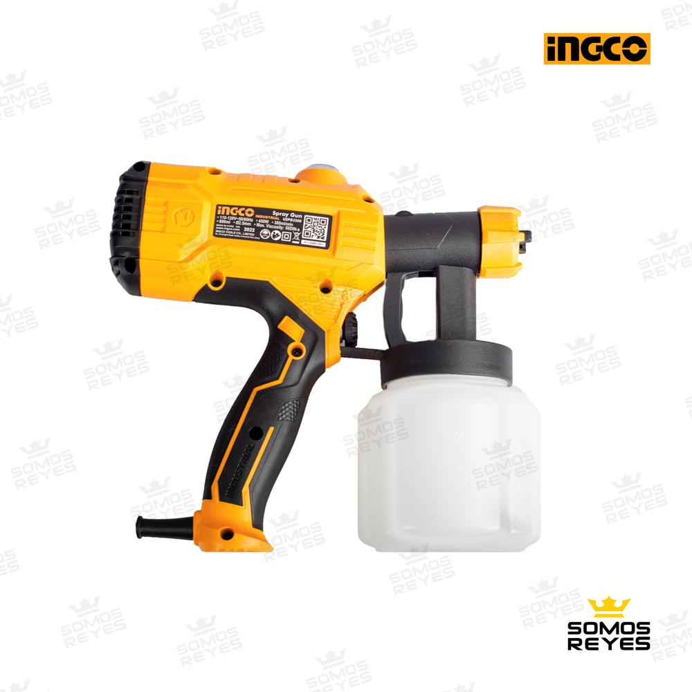 Foto 6 pulgar | Pistola Eléctrica para Pintar Ingco 110/120v 450w color Amarillo