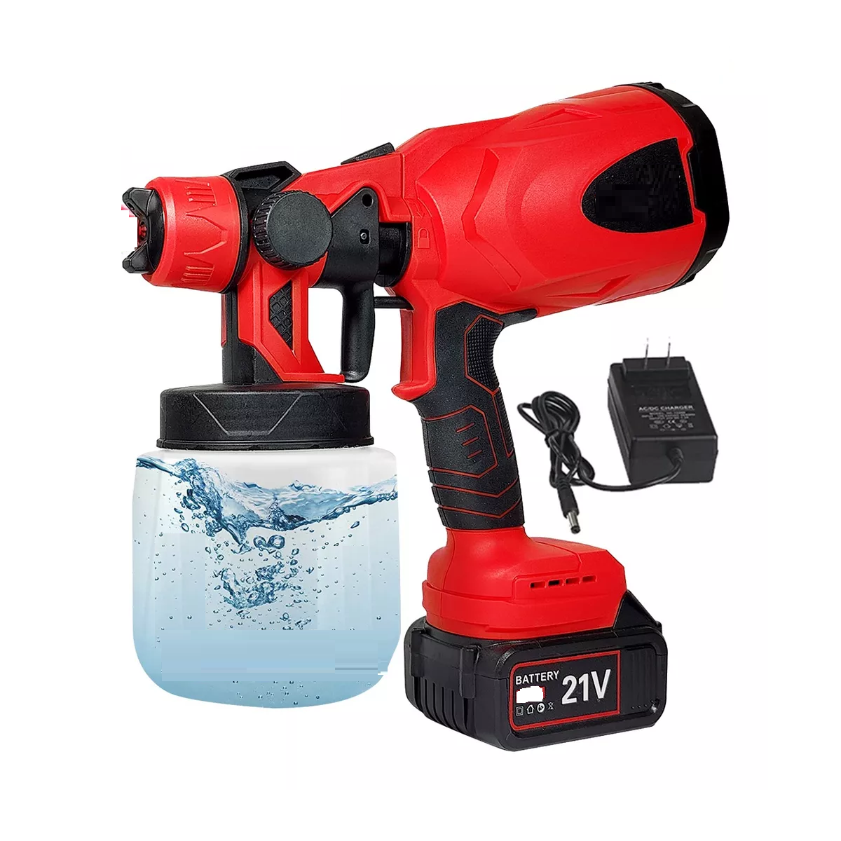 Foto 1 | Pistola para Pintar Eo Safe Imports Esi-6715 Pulverizador Inalámbrico Rojo