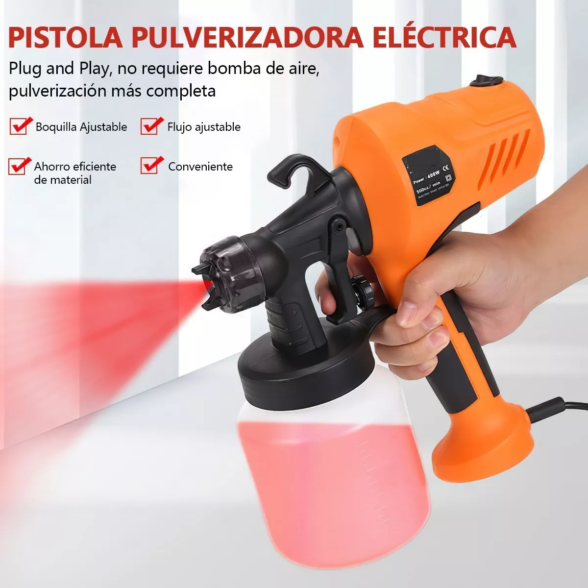 Foto 3 pulgar | Máquina Pistola Eléctrica Profesional Eo Safe Imports Esi-6720 para Pintar Azul