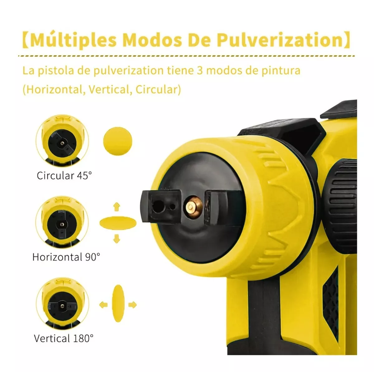 Foto 4 pulgar | Pistola para Pintar Eléctrica con 3 Modos de Pulverización Eo Safe Imports Multicolor