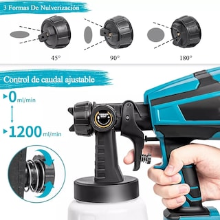 Foto 3 | Pistola Para Pintar Inalámbrico2 Pilas Eo Safe Imports Esi-13130 Azul