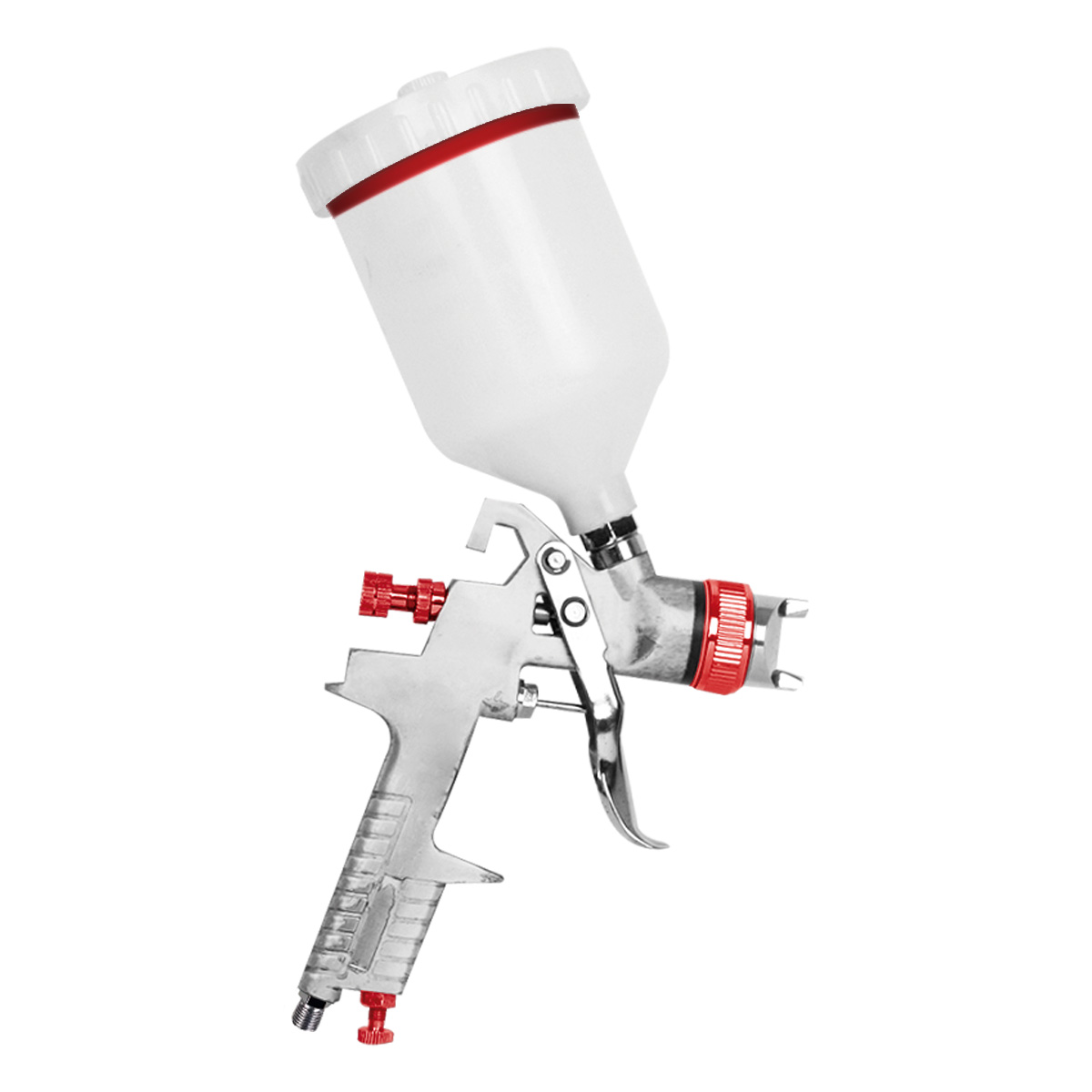 Foto 3 pulgar | Pistola Pintura Gravedad Aksi Vaso Plastico 600 ml Profesional