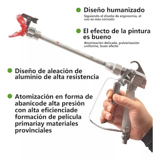 Foto 3 | Combo Extension 75 Y 50 Cm Para Pistola Pintar Eo Safe Imports Esi-12087-1 Plata