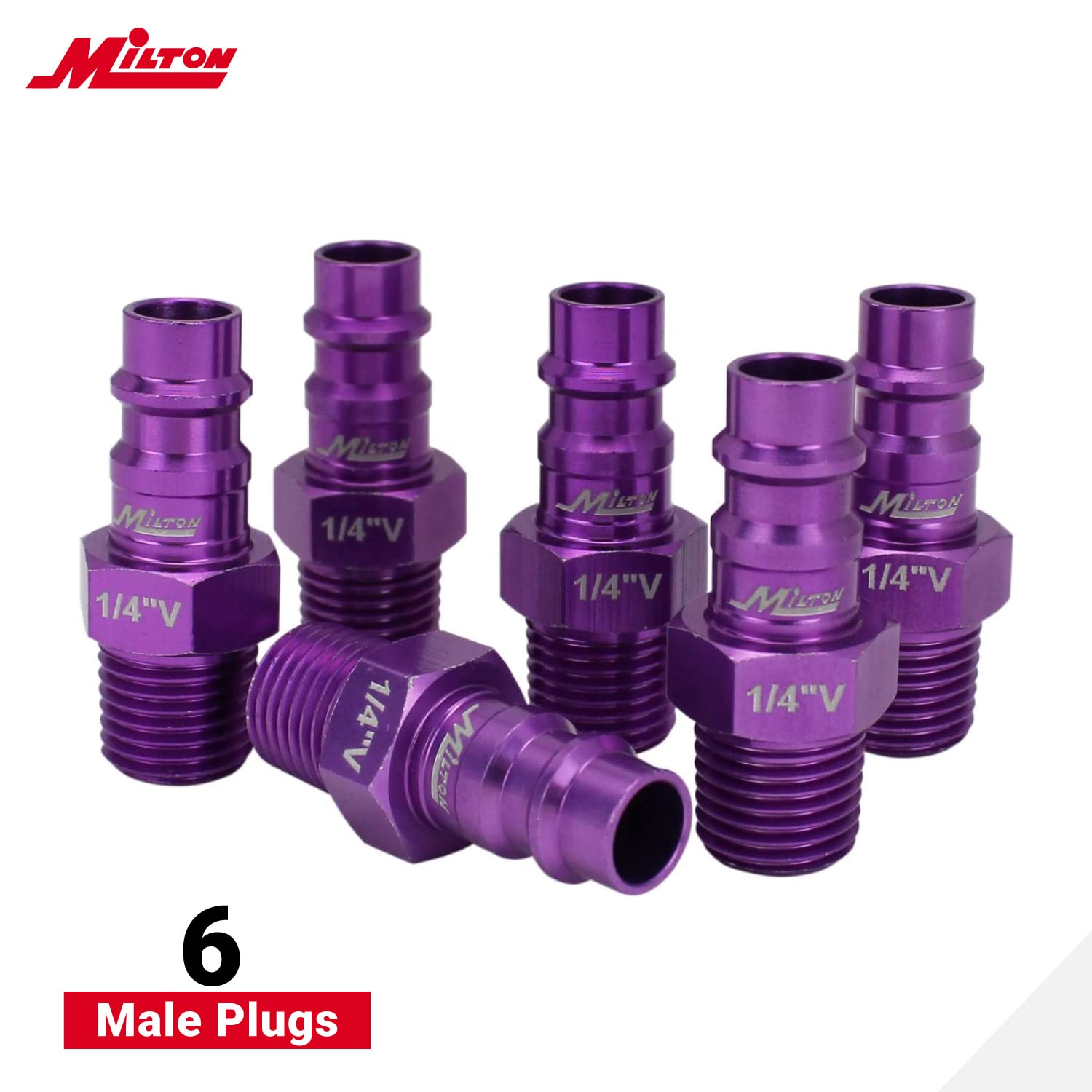 Foto 3 | Kit Milton S-314VKIT Hi-Flo V Estilo 1/4 Morado 14 Piezas - Venta Internacional