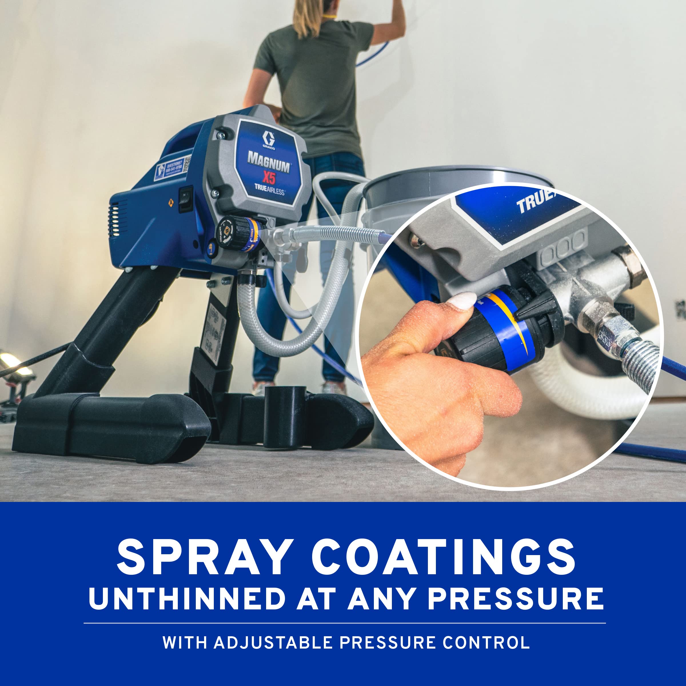 Foto 5 | Pulverizador De Pintura Graco Magnum 262800 X5 Stand Airless Blue - Venta Internacional.