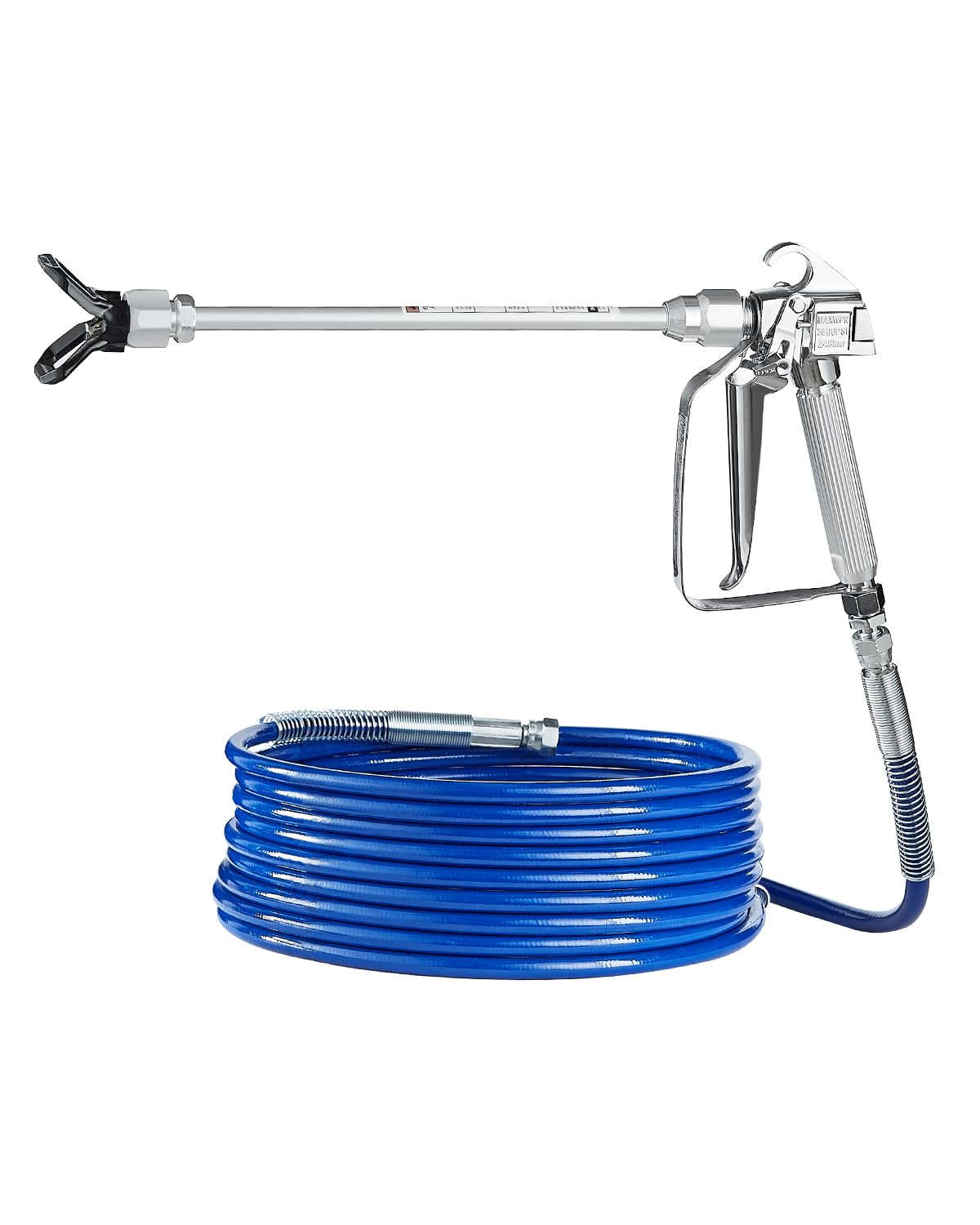 Foto 1 | Kit De Pistola Pulverizadora De Pintura Y Manguera Airless Vevor 3600 Psi Con 5 Puntas - Venta Internacional.