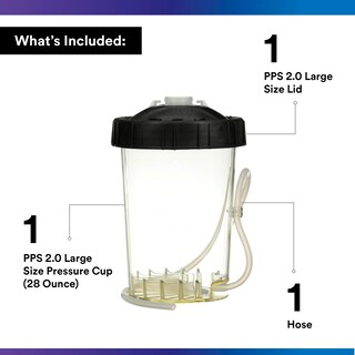 Foto 2 | Vaso De Presión 3m Pps 2.0 H/o 26124 Con Manguera De Aire Para 800 Ml - Venta Internacional.