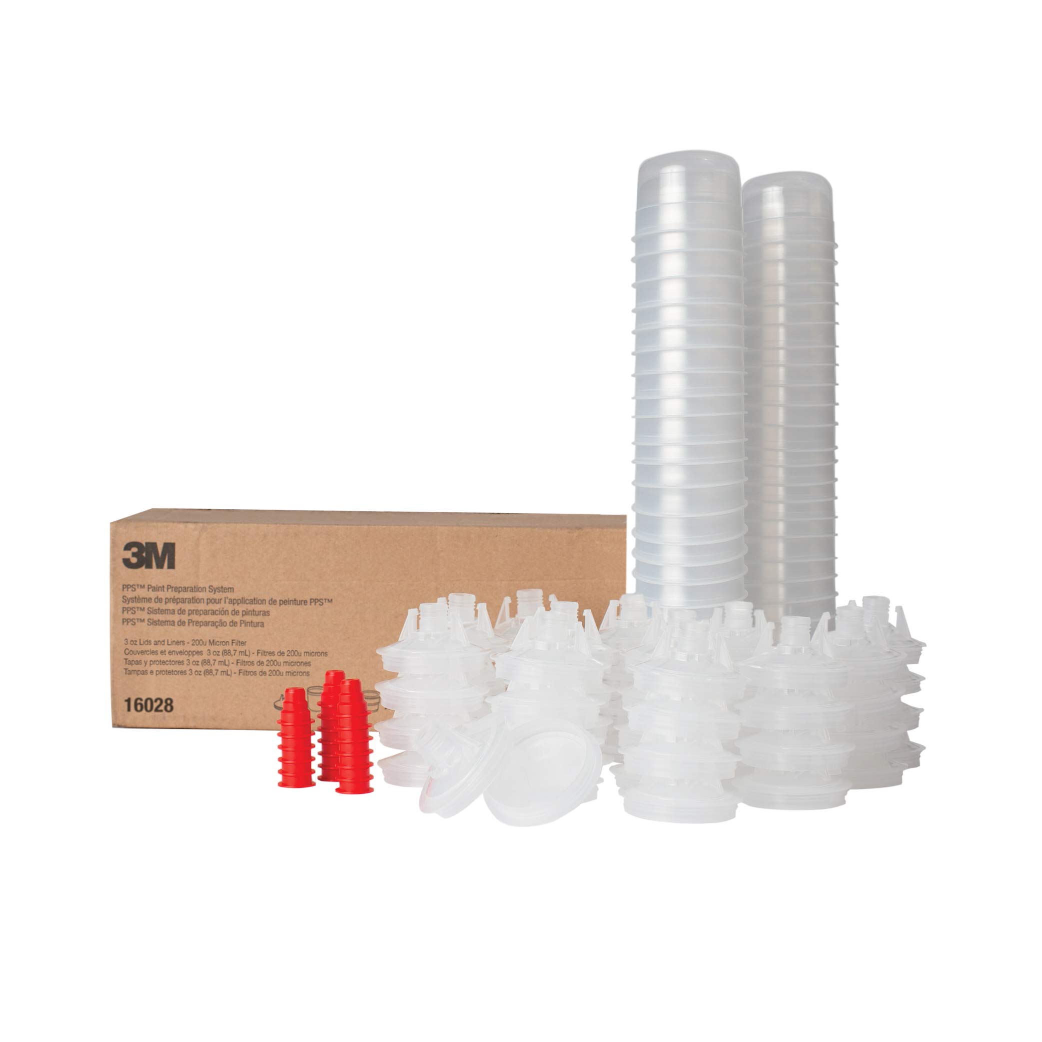 Foto 1 | Kit De Tapas Y Revestimientos Para Pistolas De Pintura 3m Pps 16028, 90 Ml - Venta Internacional.