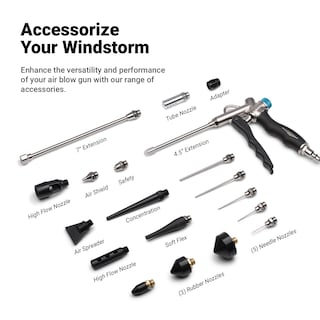 Foto 5 | Kit De Pistola Neumática Capri Tools, 2 Vías Ultimate, Con Boquillas, 19 Piezas - Venta Internacional.