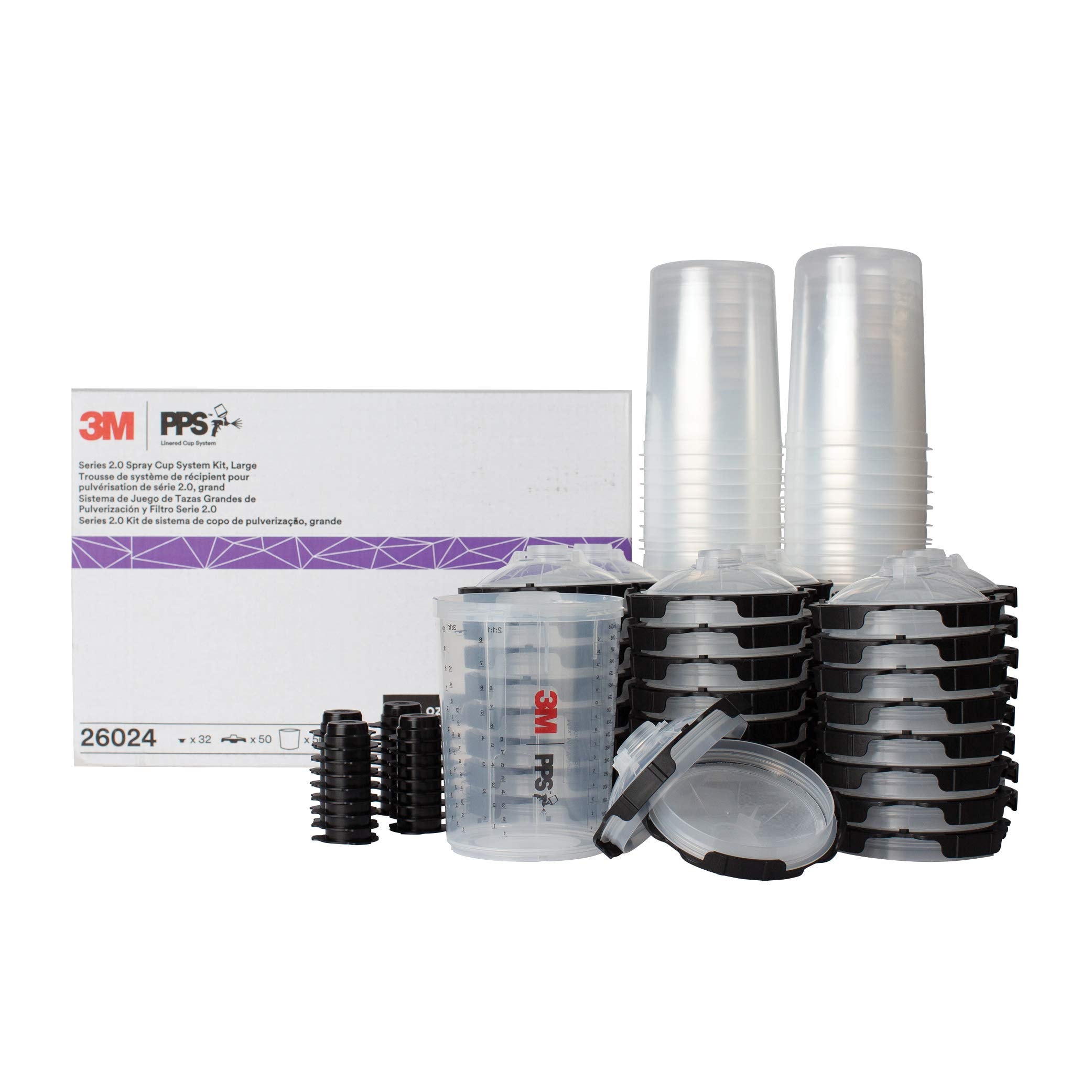 Kit De Pistola Pulverizadora 3m Pps 2.0 26024 Con 1 Vaso De Pintura De 28 Oz - Venta Internacional.
