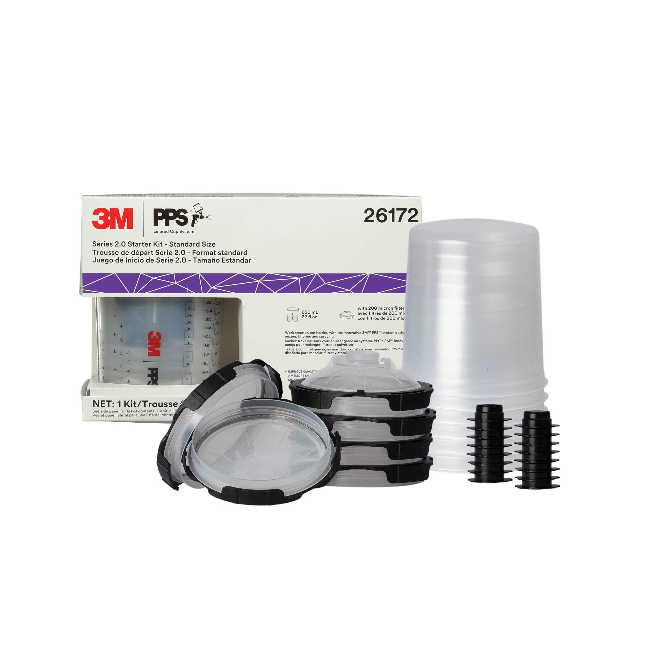 Kit De Inicio Para El Sistema De Pistola Pulverizadora De Pintura 3m Pps 2.0 650 Ml - Venta Internacional.