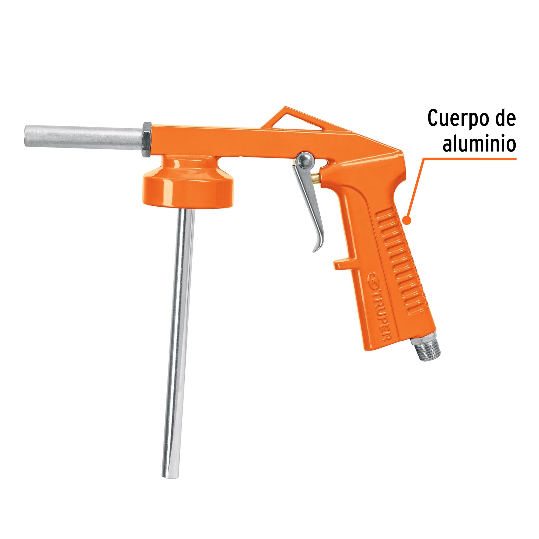 Foto 4 pulgar | Pistola Para Recubrimiento (cuerpo) Truper Pire-673 color Naranja