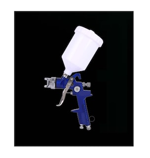 Foto 3 | Pistola De Pintura 600cc Con 3 Boquillas Pistola 1.4/1.7/2.0 Esi-5973 Azul