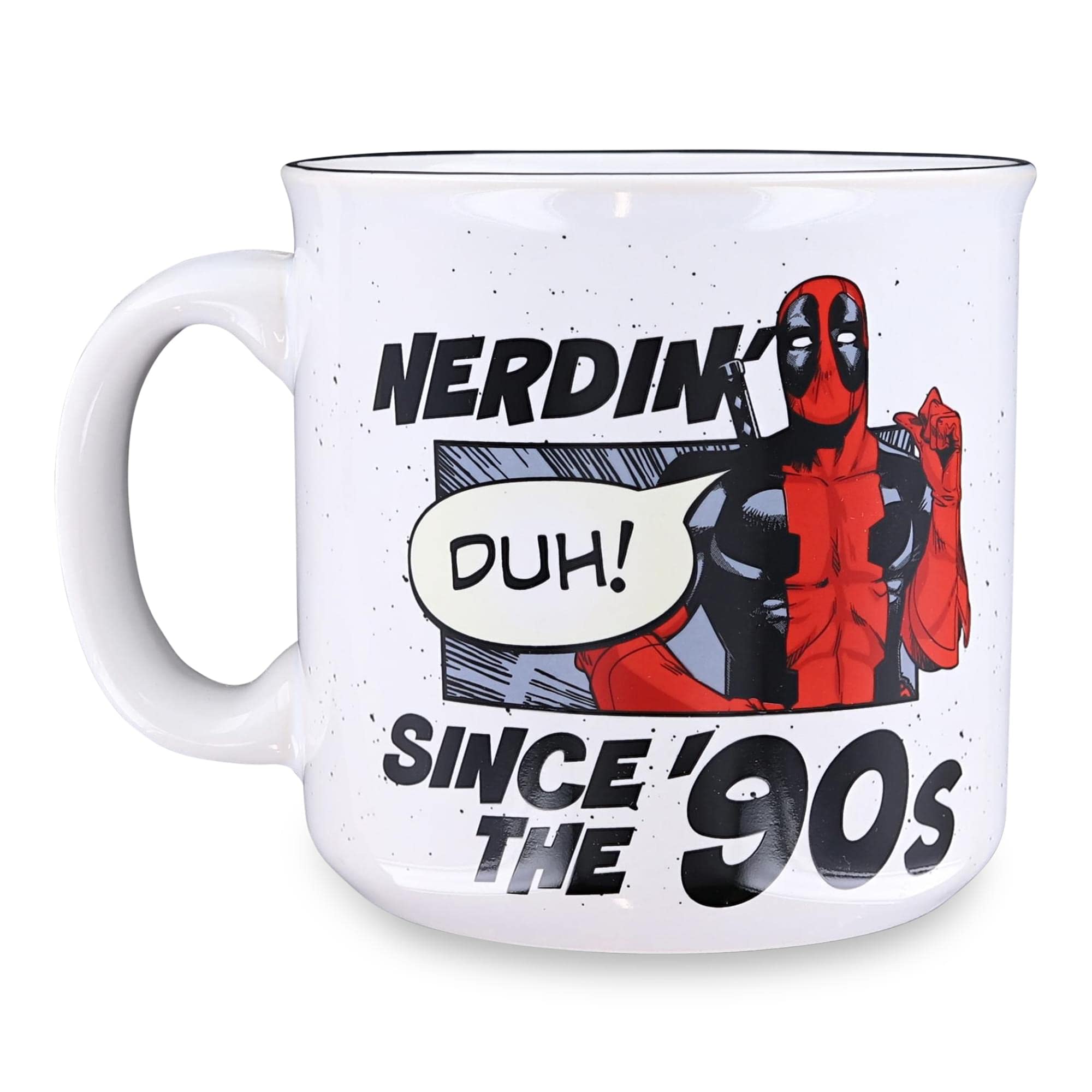 Foto 2 pulgar | Taza Camper Silver Buffalo Marvel Deadpool Nerdin Desde Los 90 - Venta Internacional.