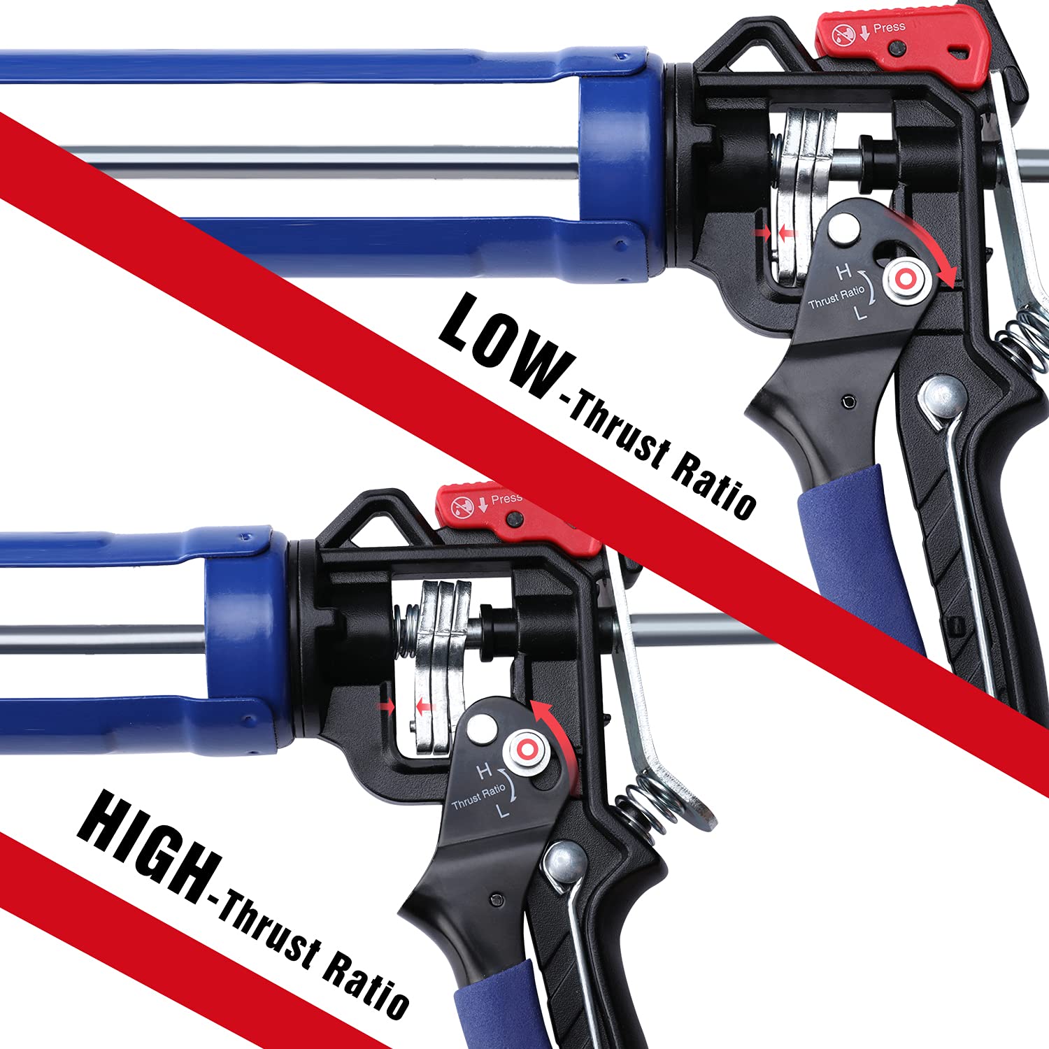 Foto 3 pulgar | Pistola De Calafateo Workpro De Mano Ajustable Con Agarre Cómodo, 310 Ml - Venta Internacional.