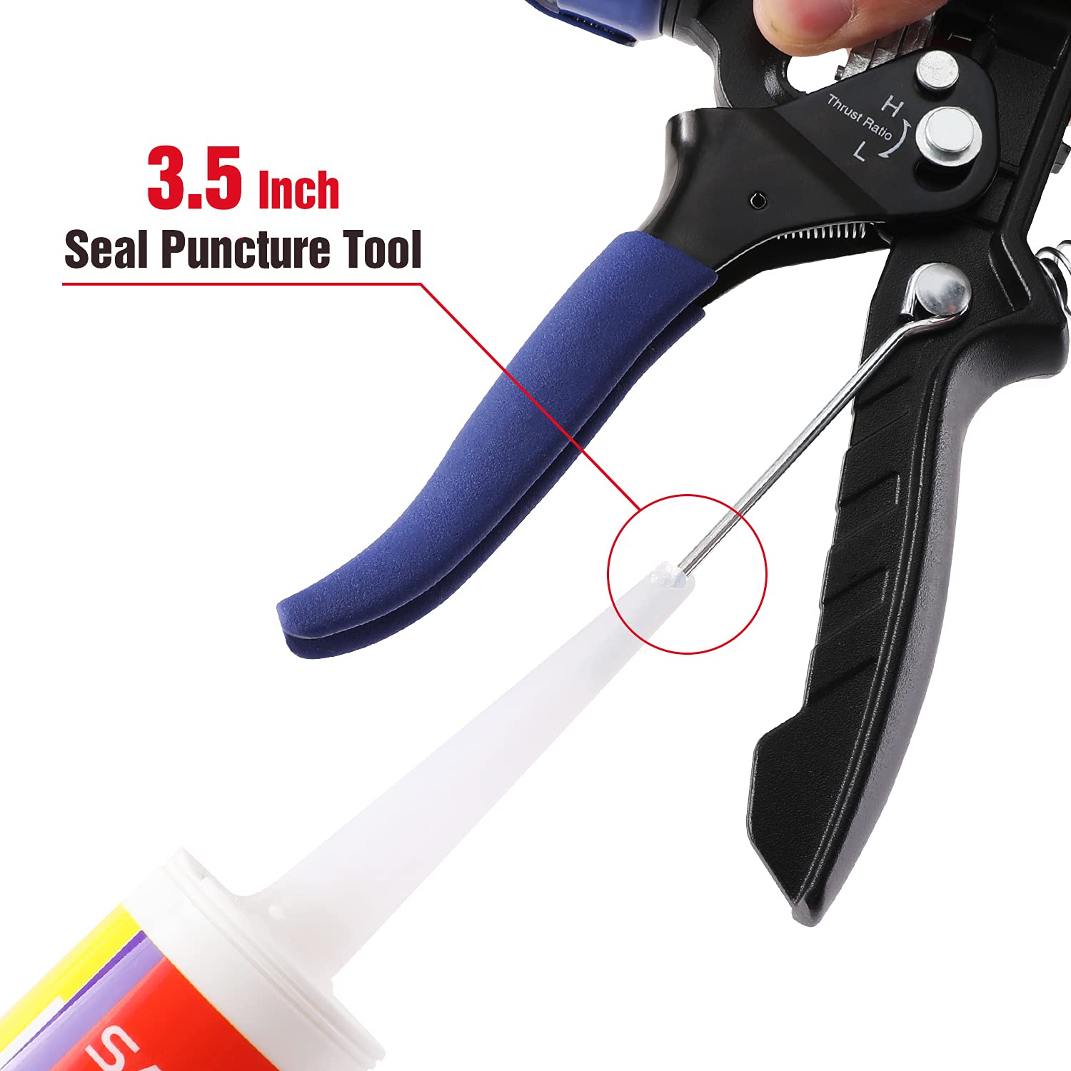 Foto 7 pulgar | Pistola De Calafateo Workpro De Mano Ajustable Con Agarre Cómodo, 310 Ml - Venta Internacional.