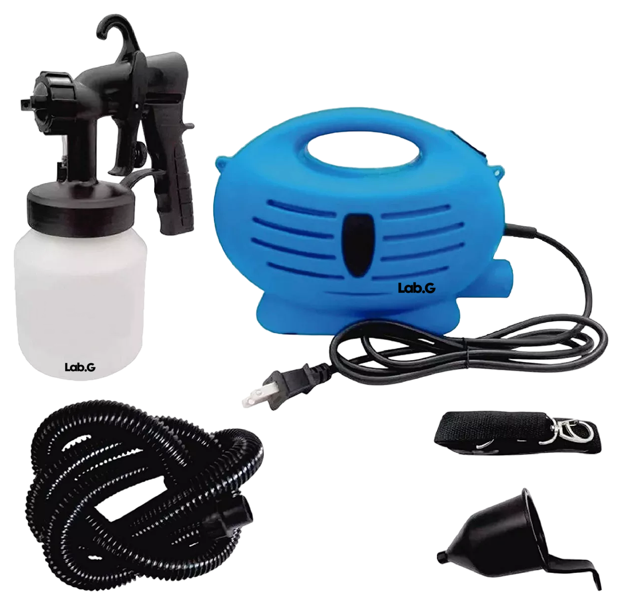 Pistola Y Compresor Para Pintar Lab.g Master Paint 2 En 1