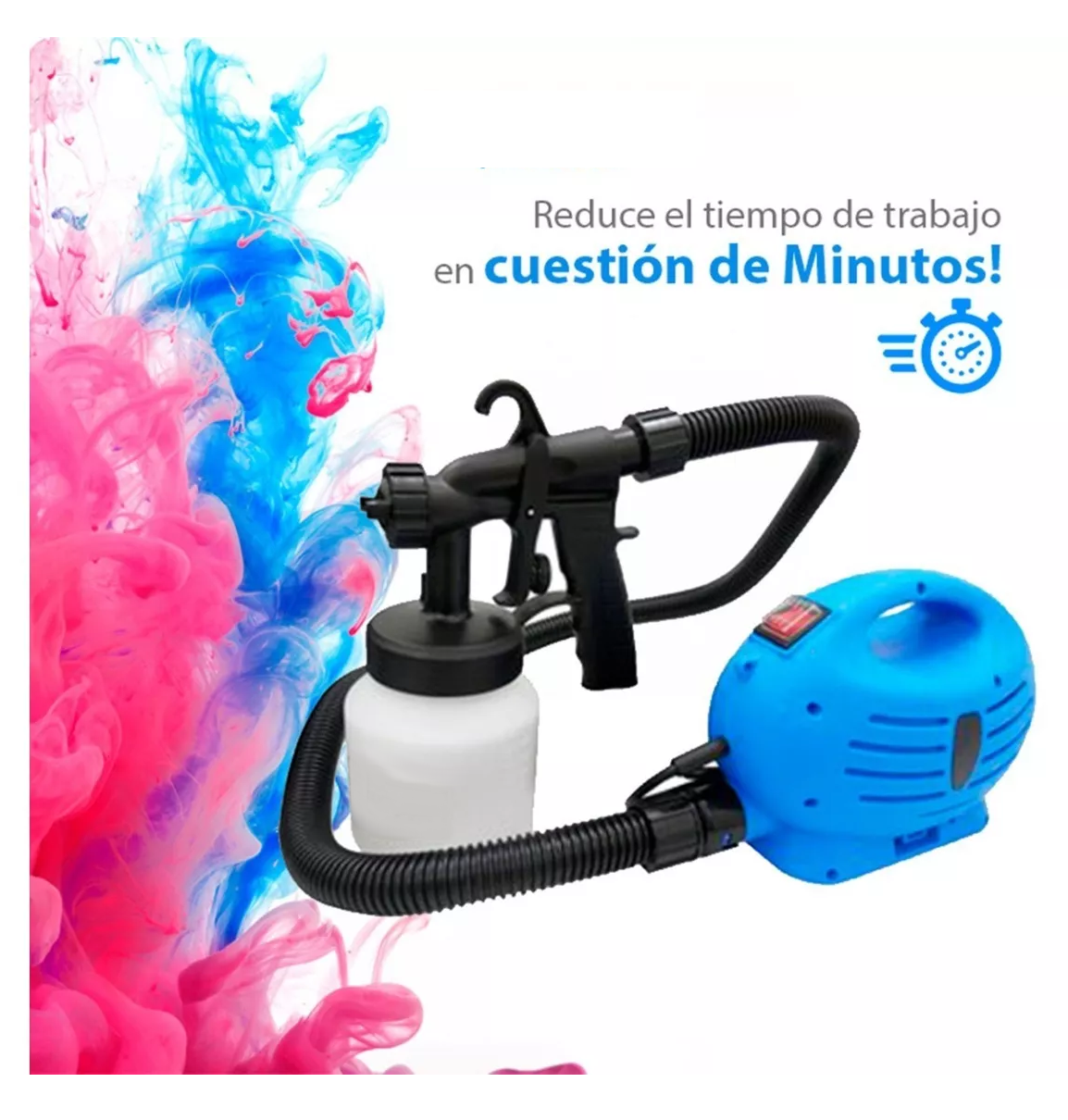 Foto 4 pulgar | Pistola Y Compresor Para Pintar Lab.g Master Paint 2 En 1