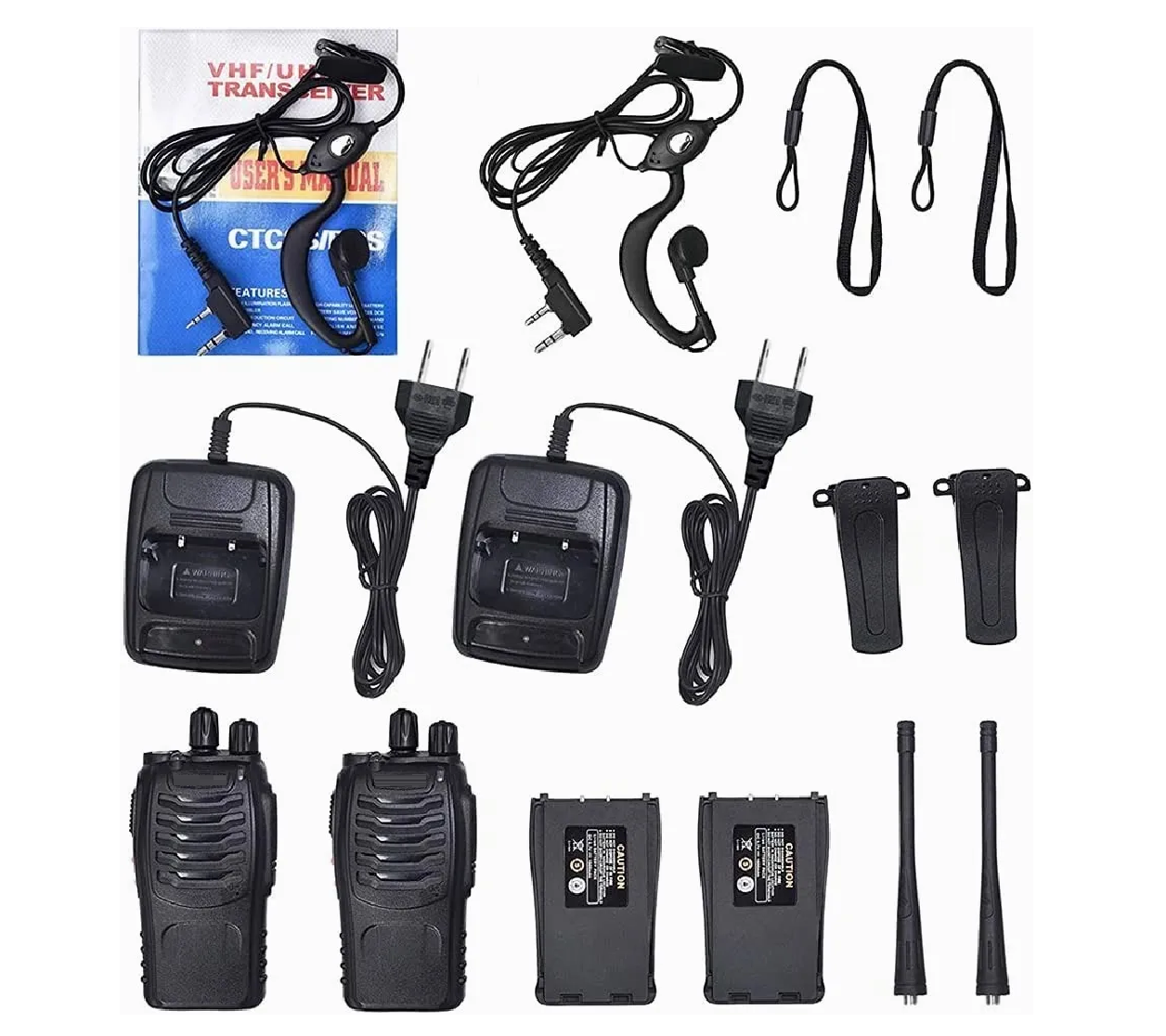 Foto 4 pulgar | Dos Radios con Manos Libres Eo Safe Imports color Negro