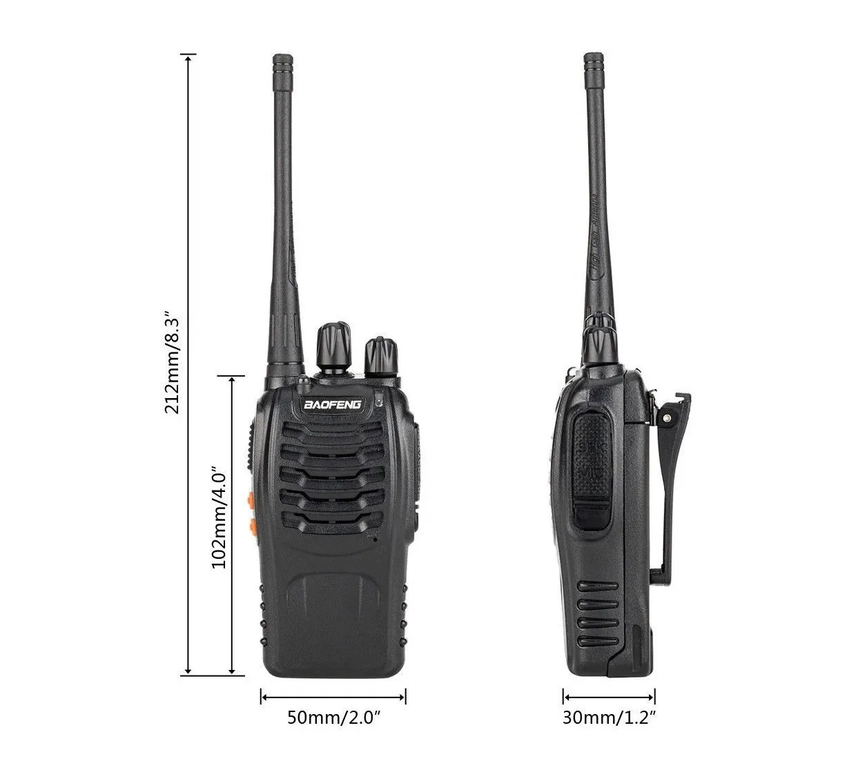 Foto 4 pulgar | Dos Walkie Talkie con Manos Libres Eo Safe Imports color Negro