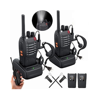 Foto 2 | Set Radios Walkie Talkie Recargable 16 Canale 1500mah Eo Safe Imports Esi-528 Negro