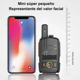 Foto 5 | Radios Walkie Talkie BELUG Recargable Altavoces