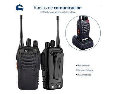 Foto 2 | Radios de Comunicación Inalámbricos Bluelander 8 Piezas