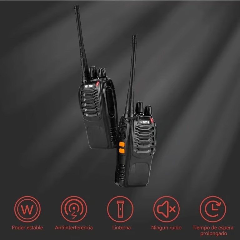 Foto 2 | Radio De Comunicacion De 2 Vías Recargable Largo Alcance