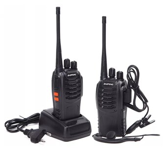 Foto 3 | Transmisor De Radio Walkie Talkie Baofeng Bf-888s X2 Negro - Venta Internacional.