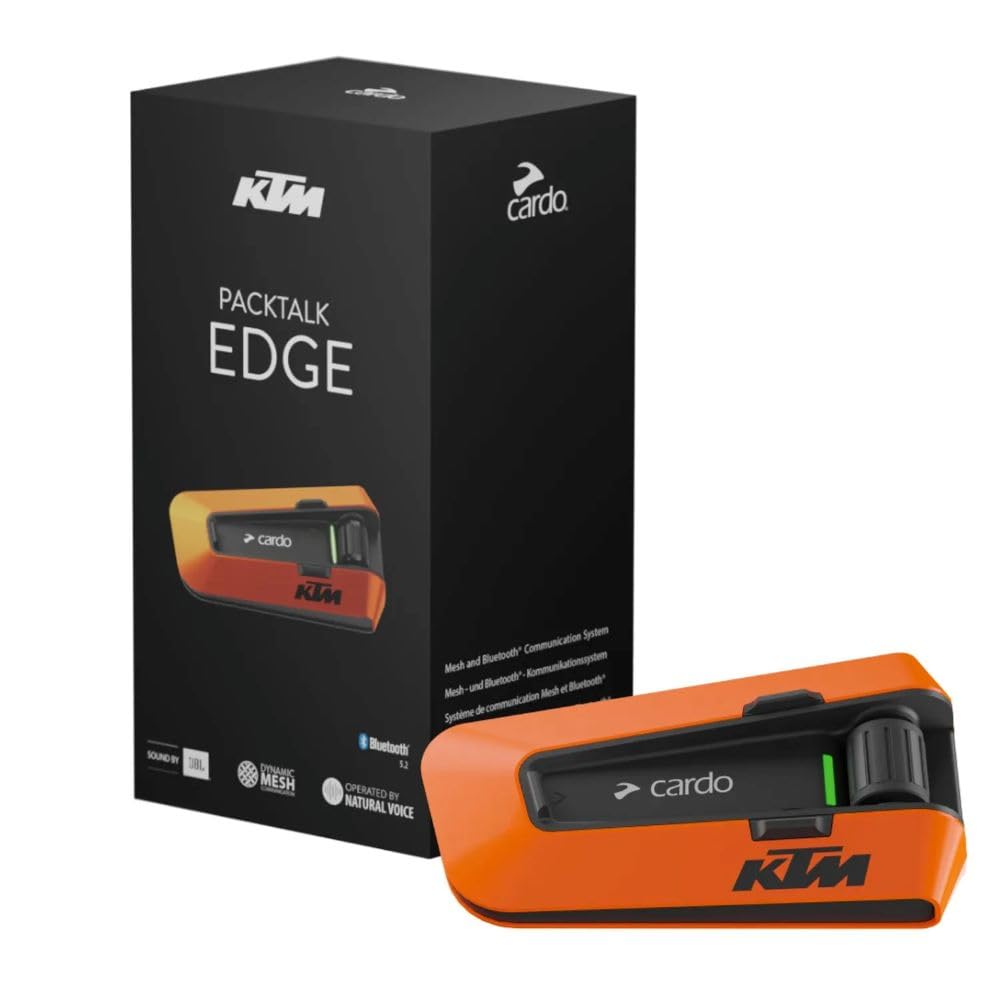 Foto 1 | Intercom Cardo Systems Packtalk Edge Ktm Edition Resistente Al Agua - Venta Internacional.