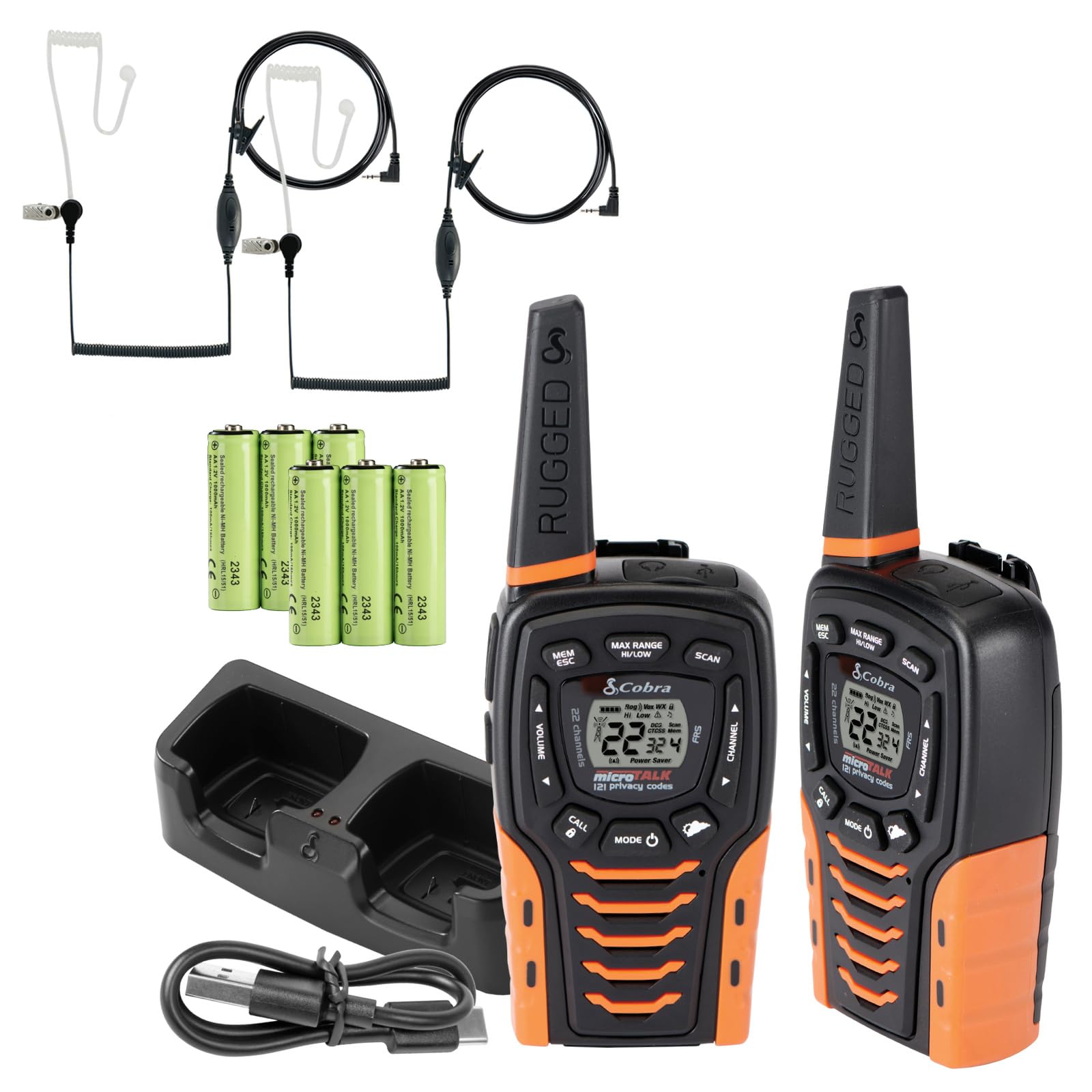 Foto 1 | Walkie Talkies Cobra Acxt645, Impermeables, Alcance De 35 Millas, Paquete De 2 - Venta Internacional.