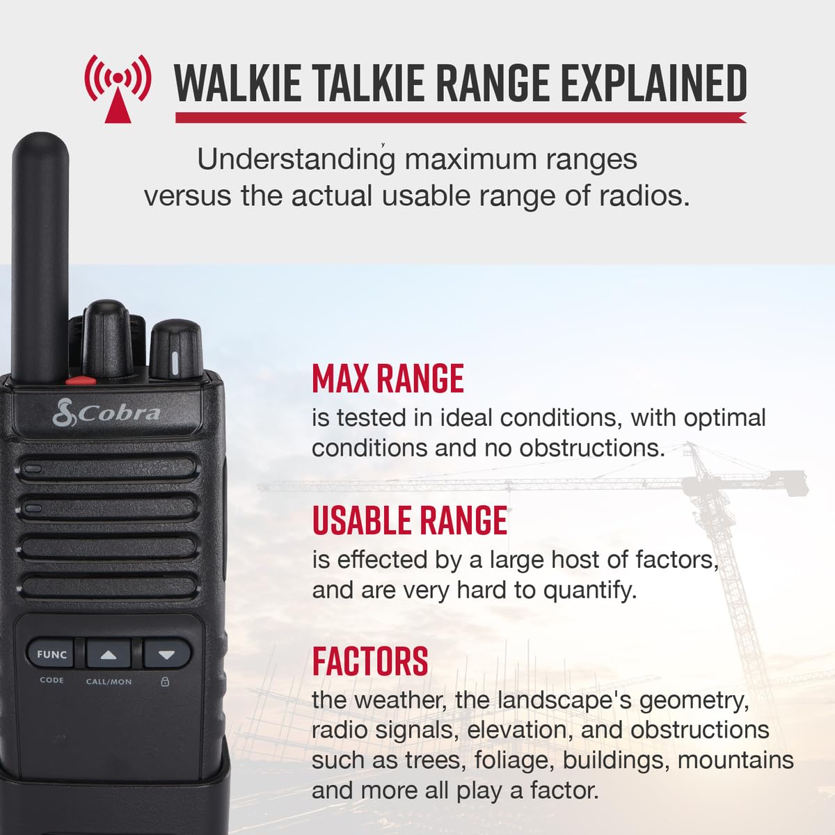 Foto 3 pulgar | Walkie Talkies Cobra Px650 Profesional/empresarial, Paquete De 2 - Venta Internacional.
