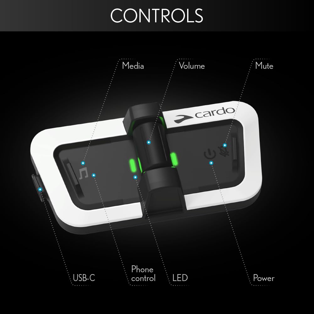 Foto 4 pulgar | Sistema De Comunicación Para Cascos Cardo Packtalk Outdoor White - Venta Internacional.