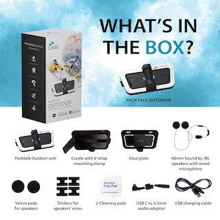 Foto 4 | Sistema De Comunicación Para Cascos Cardo Packtalk Outdoor White - Venta Internacional.