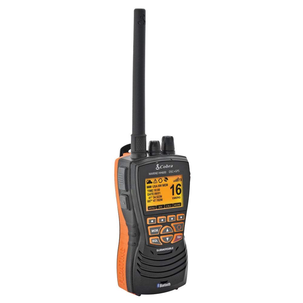 Foto 2 pulgar | Radio Vhf Flotante Portátil Cobra Mr Hh600fltbtgps 6w - Venta Internacional.