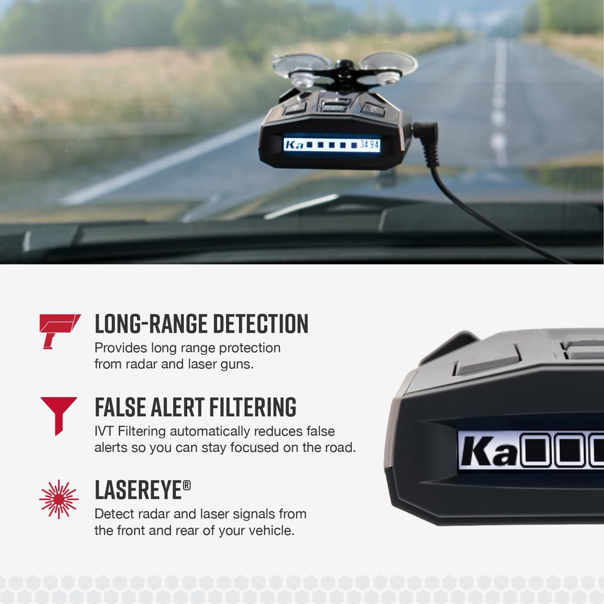 Foto 4 pulgar | Detector De Radar Cobra Rad 450 Laser Oled De Largo Alcance Negro - Venta Internacional.