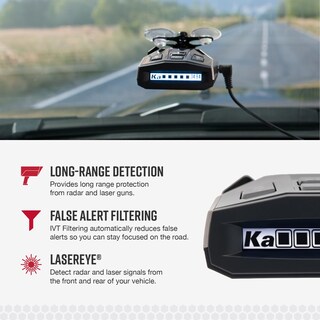 Foto 3 | Detector De Radar Cobra Rad 450 Laser Oled De Largo Alcance Negro - Venta Internacional.